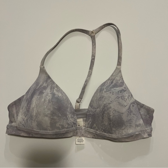 lululemon athletica Other - Lululemon Triangle Bikini Top Marble Print size 8